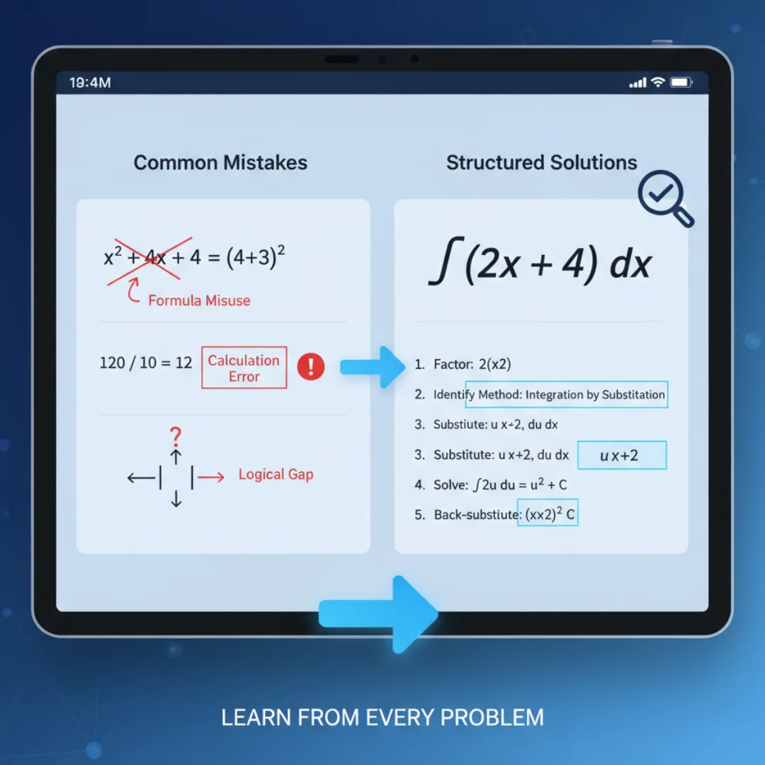 Features - Designed to Prevent Common Math Mistakes - Dechecker