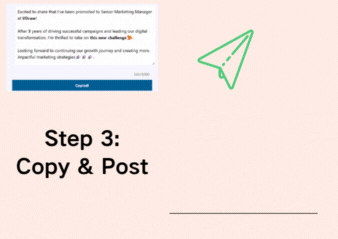 Step 3: Copy & Post