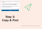Step 3: Copy & Post