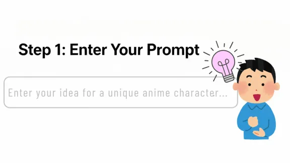 Step 1: Enter Your Prompt - VDraw AI