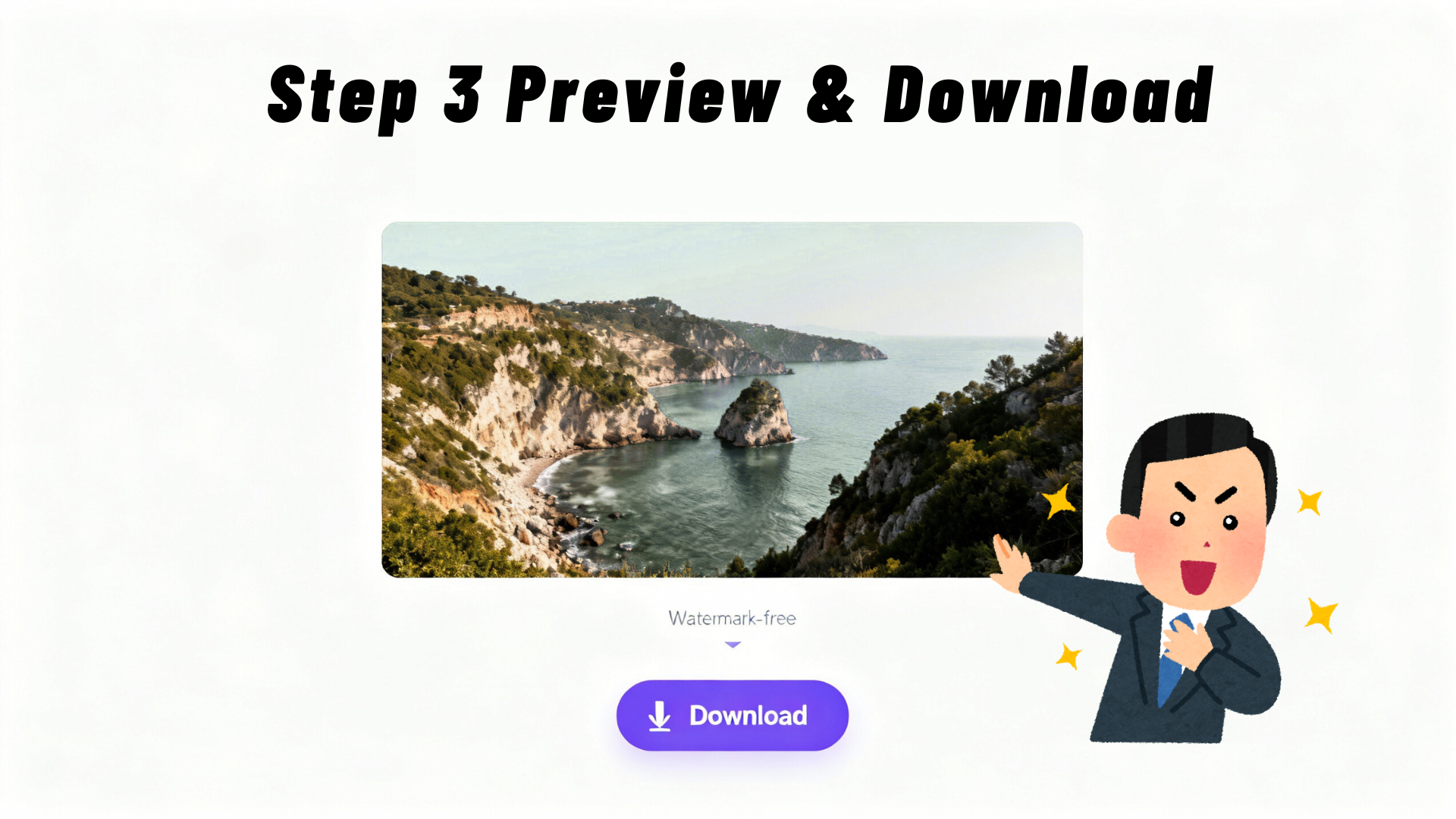 Step 3: Preview & Download - VDraw AI