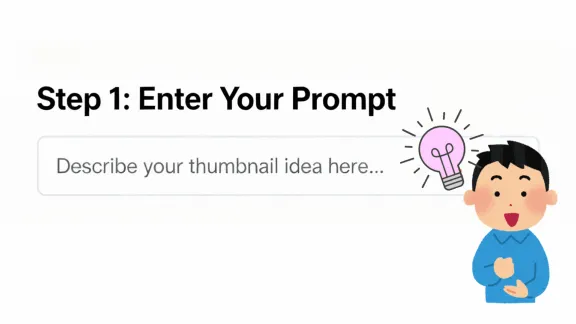 Step 1: Enter Your Prompt - VDraw AI