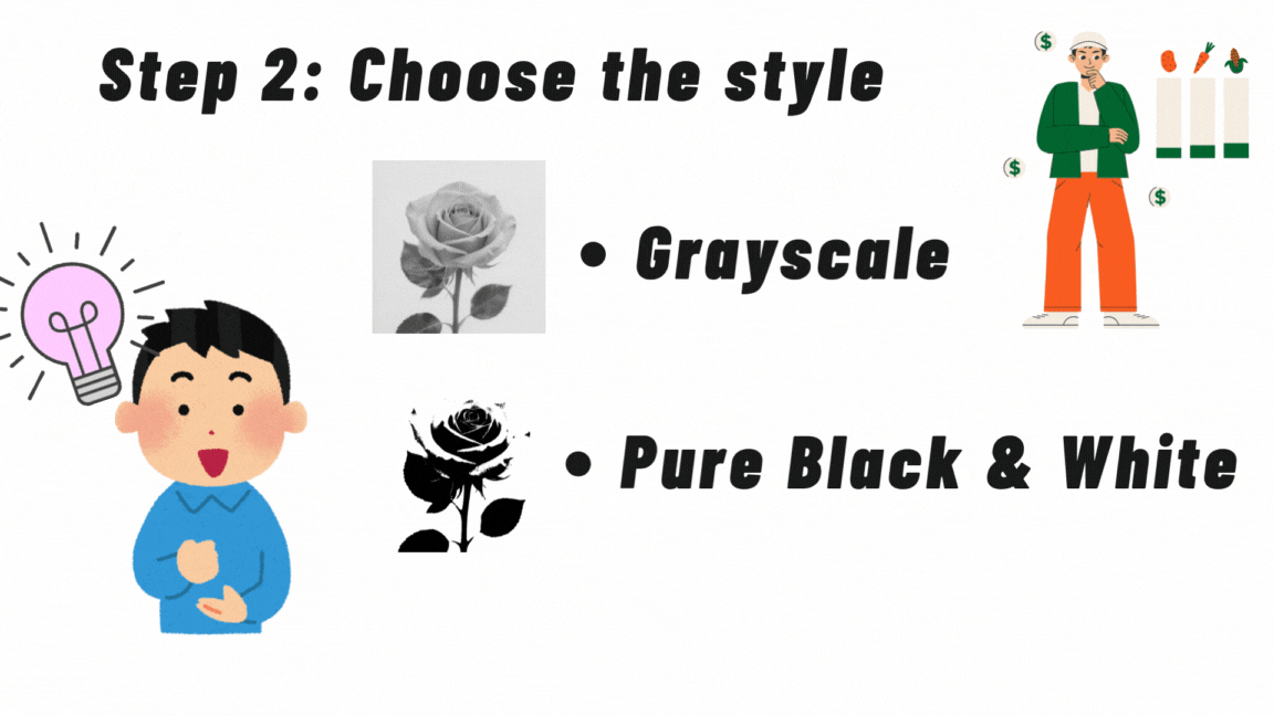 Step2: Choose the style - VDraw AI