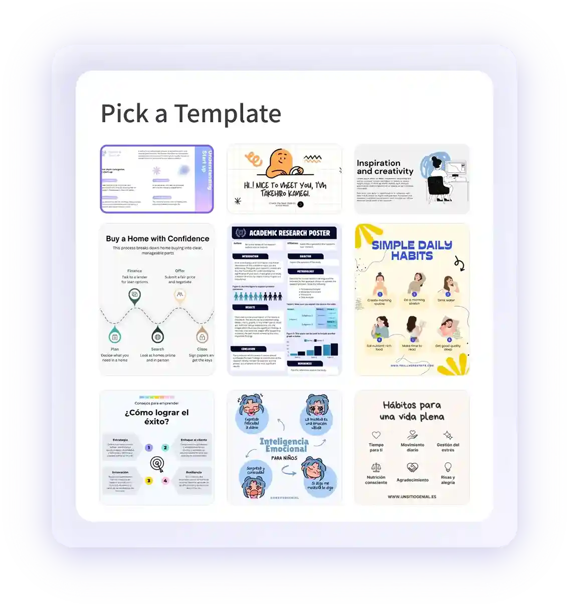 Youtube Summay Pick Templates - VDraw