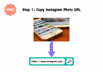 Step 1: Copy the Instagram Photo Link - VDraw AI