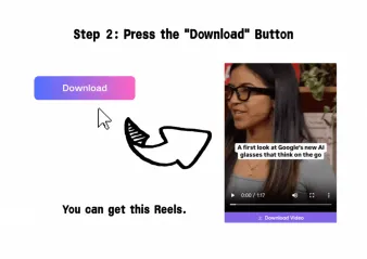 Step 2: Press the "Download" Button - VDraw AI