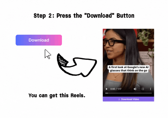 Step 2: Press the "Download" Button - VDraw AI