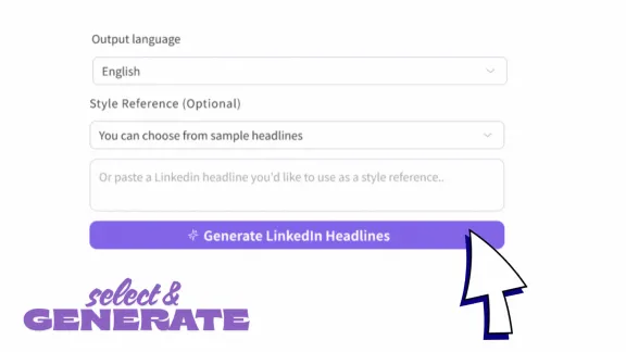 Step 2: Customize preferences and generate - VDraw AI