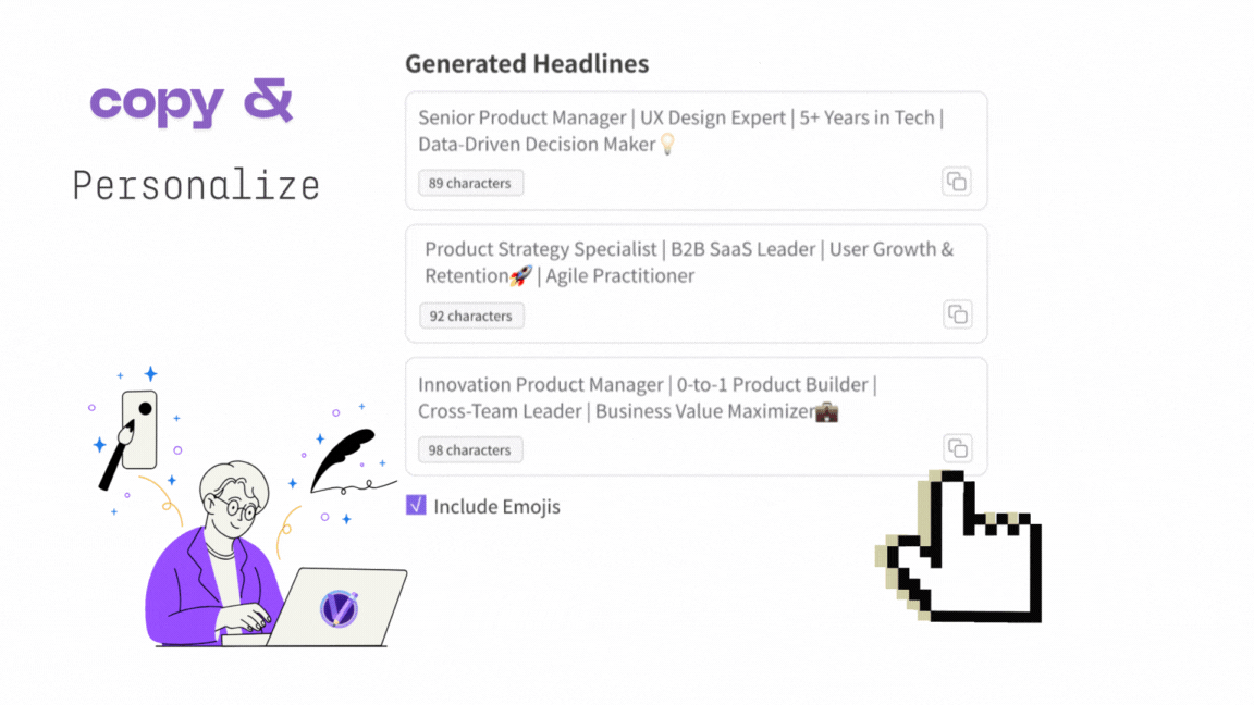Step 3: Review and personalize results - VDraw AI