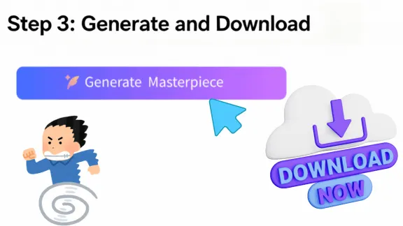 Step 3: Generate and Download - VDraw AI