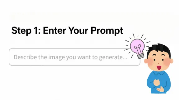 Step 1: Enter Your Text Prompt - VDraw AI