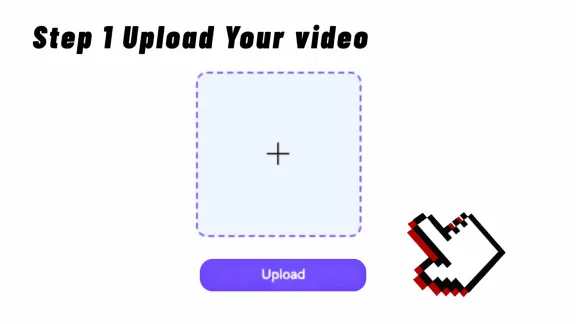 Step 1: Upload Your Video - VDraw AI