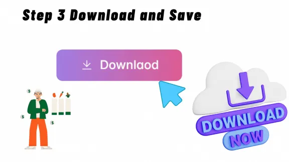 Step 3: Download and Save - VDraw AI